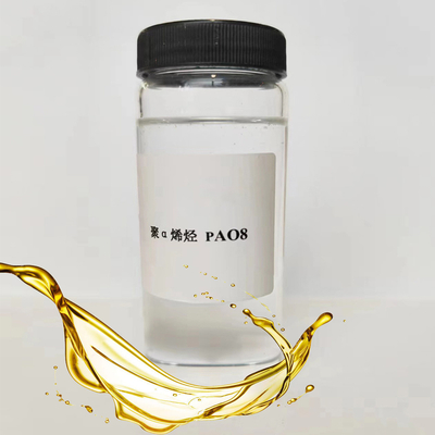 Óleo base sintético à base de polialfa olefina Pao8 metaloceno para fabrico químico