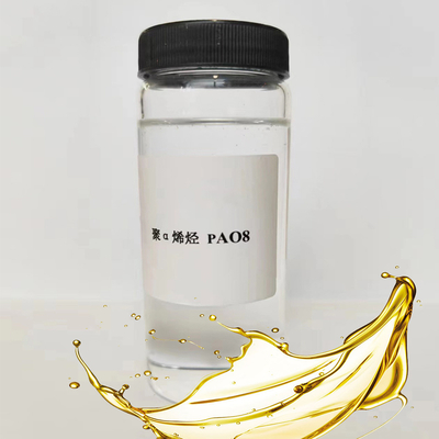 Óleo base sintético à base de polialfa olefina Pao8 metaloceno para fabrico químico